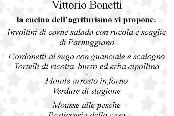 10 AGOSTO: San Lorenzo alla Tenuta Nasano