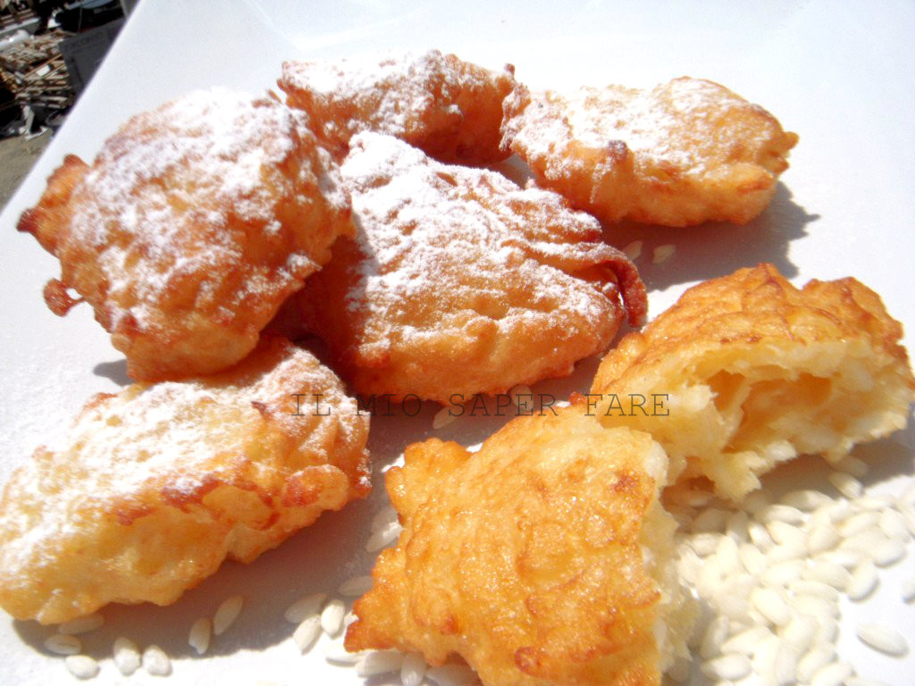 frittelle dolci di riso romagnole 