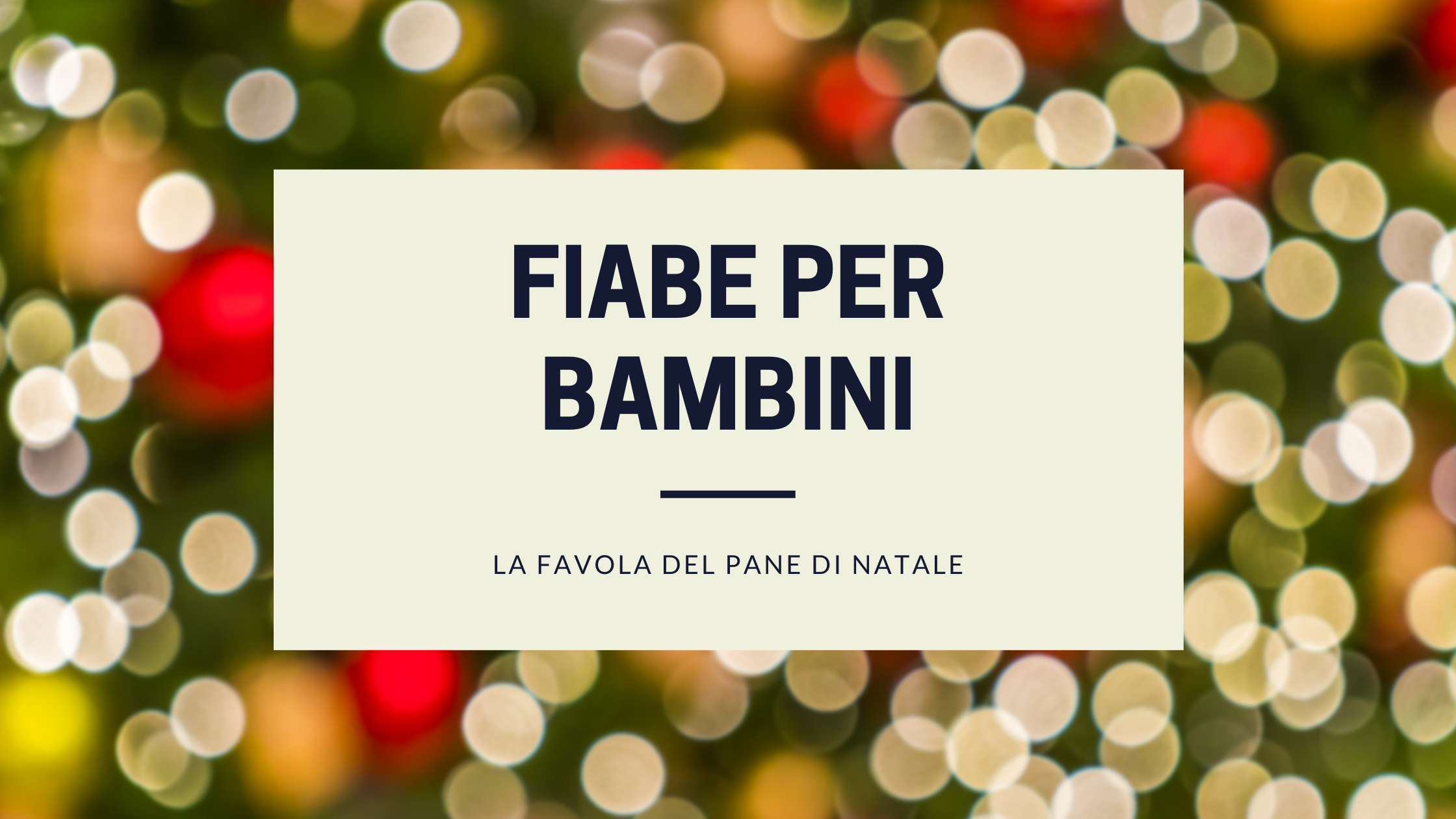 FIABE PER BAMBINI