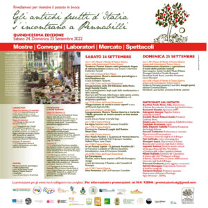 Gli Antichi frutti d’Italia si incontrano a Pennabilli